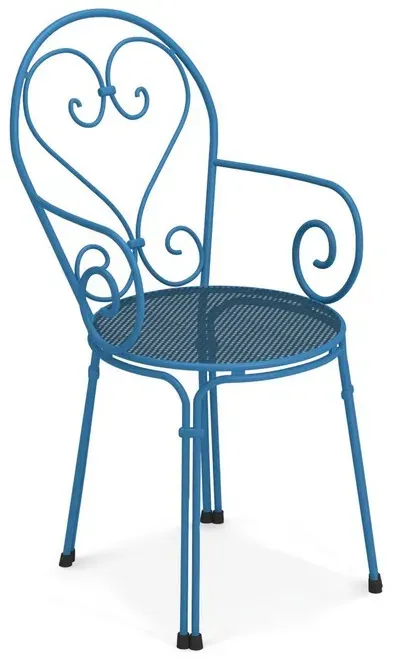 Armlehnstuhl Pigalle Emu Group blau, Designer EMU, 85x50x54 cm