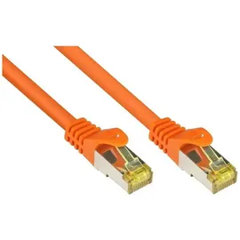 Good Connections Patchkabel mit Cat. 7 Rohkabel S/FTP orange 0,5m