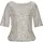 LASCANA Paillettenshirt beige 36