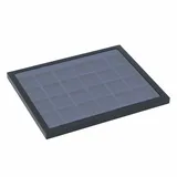 Safe-Album Münzetui Flache Münzbox mit Echtglas-Deckel Nr. 8333 24 x 33 mm Ø schwarz