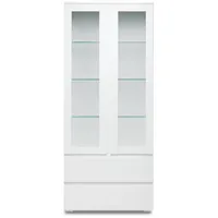 Finori Vitrine Image Dekor Weiß