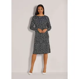 Madeleine Midikleid Leo-Print Schwarz 44