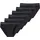 SCHIESSER Rioslip grau / schwarz XXL 6er Pack