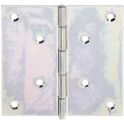 Alberts Scharnier, quadratisch, verschiedene Abmessungen und Finishes