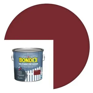 Bondex Holzfarbe für Aussen 2,5 l schwedenrot