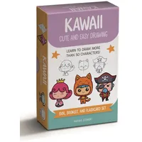 David & Charles Kawaii Cute and Easy Drawing Deck