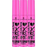 Essence I Love Extreme crazy volume mascara, 3er Pack 0,09 kg schwarz