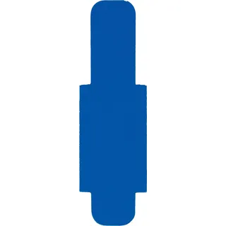 LEITZ Stecksignale 12x40mm VE=50x50 Stück dunkelblau