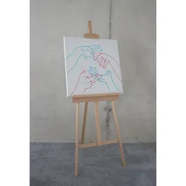 KOMAR Glory Hands - 60 x 60 cm", - Bild Auf Keilrahmen - Minimalistisch Modern