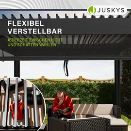 Juskys Lamellendach Tahiti 3 x 4 m 28539