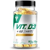 Trec Nutrition Trec Vitamin D3 + K2 MK-7, 60 Kapsel Dose