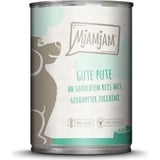 MjAMjAM 400g Adult Hund gute Pute mit gekochtem Reis MjAMjAM Hundefutter nass