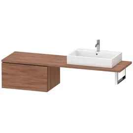 Duravit L-Cube 72x54,7cm, Nussb Nat, f Kons, 1 Auszug