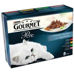 Purina Katzen Nassfutter »Gourmet Perle - Erlesene Streifen«, 10 Beutel à 6800 g