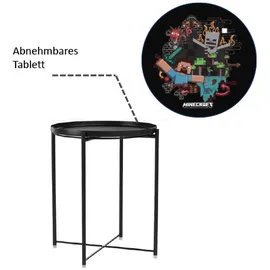 Phoenix »MINECRAFT«, rund, BxHxT: 47 x 51 x 47 cm, - schwarz