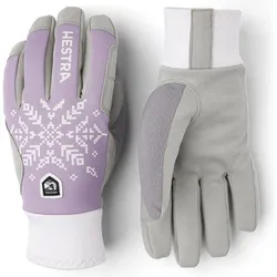 Hestra Women ́s XC Primaloft - 5 Finger syringa print (949) 6