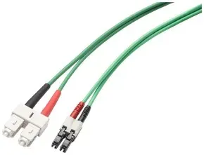 Siemens 6XV1843-5EH10-0CA0 Fiber Optic Multimode Cord SC/LC, 50/125, 1xSC Duplex- 1xLC Duplex-Stecker, 1m 6XV18435EH100CA0