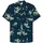QUIKSILVER Kurzarmhemd Floral Blau XL
