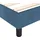 vidaXL Boxspringbettgestell 160 x 200 cm Dunkelblau