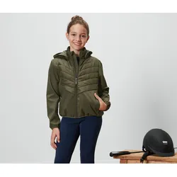 Tchibo - Kinder-Reitjacke - Mädchen - Gr. 122/128 - olivgrün