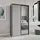 masseno Schwebetürenschrank TAVI 120 x 205 x 60 cm Graphitfarben