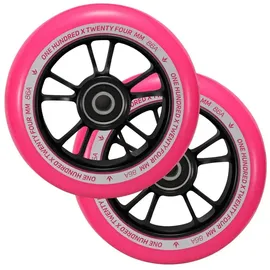Blunt 10 Spokes Scooter-rad - Black / Rose - 100 mm