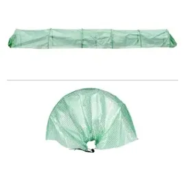 ECD Germany 1x Folientunnel Pflanztunnel Frühbeet Schutztunnel Gewächshaustunnel 300x55x35cm