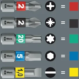 WERA Tool-Check PLUS 2 Bit-Set 39-teilig