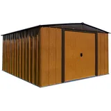 SPACEMAKER Metallgerätehaus Woodlake 10x8 3,13 x 2,42 m holzoptik