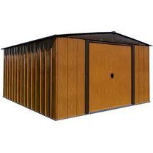 SPACEMAKER Metallgerätehaus Woodlake 10x8 3,13 x 2,42 m holzoptik