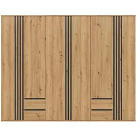 Möbel Boss Kleiderschrank Tofta 240 x 190 x 56 cm Braun