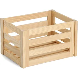 Zeller Aufbewahrungsbox Leisten 40 x 30 cm 30-tlg. beige