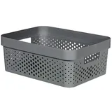 Curver Aufbewahrungsbox Infinity 35,6 x 26,6 x 13,6 cm 1-tlg. anthrazit