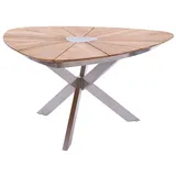 Diamond Garden Lyon Gartentisch 150 x 150 x 68 cm Braun