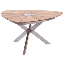 Diamond Garden Lyon Gartentisch 150 x 150 x 68 cm Braun