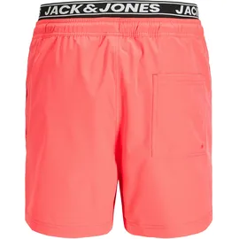 JACK & JONES Badeshorts JPSTMAUI SURF DOUBLE WB SWIM SHORTS Rot M