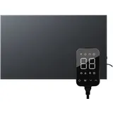 Bringer-Germany Infrarotheizung 800W mit Smart Steck-Thermostat - Schwarz