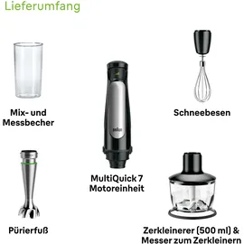 Braun MultiQuick 7 MQ 7035X Stabmixer