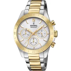 Festina Quarz Damen Boyfriend F20651/1 - silber,Multi - 38.5mm