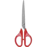 Heyda 204809423 Universalschere/Büroschere Colour Code 18 cm mit Soft-Touch-Einlage) rot/red