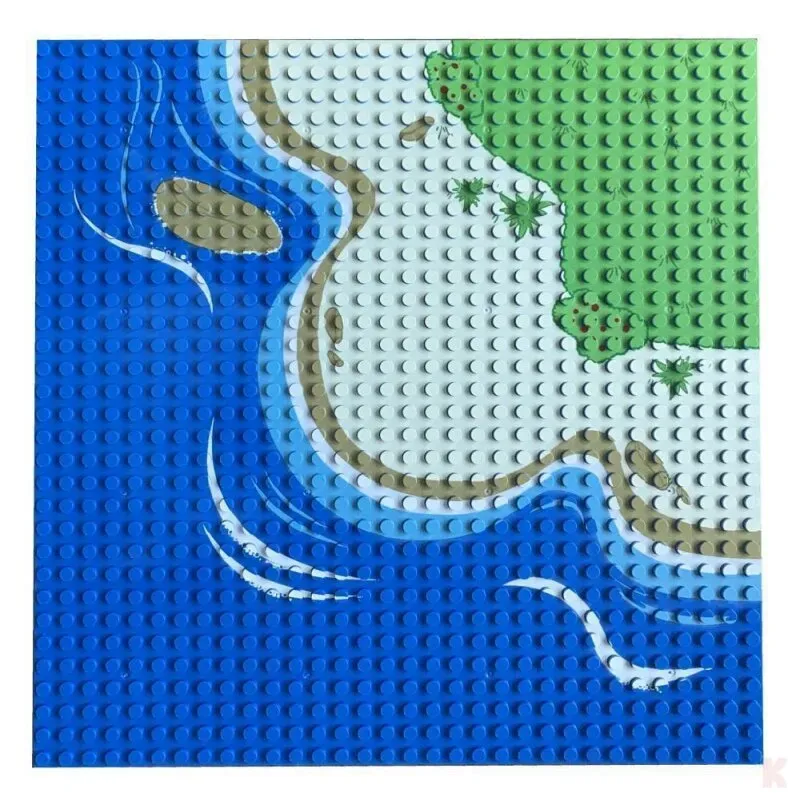 Klemos KL-20002 Klemmbaustein Grundplatte 32x32 Ufer (25cmx25cm) Ufer 90 Grad