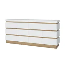 Meble Wojcik Sideboard 201 x 93 x 45 cm Weiß