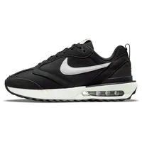Nike AIR MAX Dawn Sneaker, Black/Summit White-METALLIC Silver, 38.5