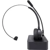 Gembird BTHS-M-01 Telefon On Ear Headset Bluetooth® Mono Schwarz Noise Cancelling Mikrofon-Stummsch