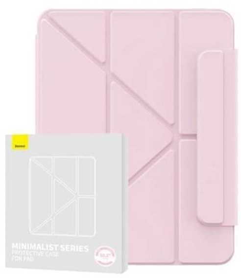 Magnetic Case Minimalist for Pad 10.2? (2019/2020/2021) (baby pink)