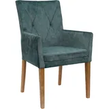 Armlehnstuhl HOME AFFAIRE "Diamond", bunt (eiche, terra 72, eiche natur), B:60cm H:94,5cm T:60cm, Polyester, Stühle, Armlehnstuhl