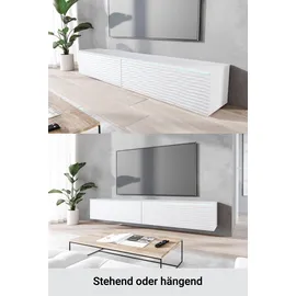 Home Affaire Vera Lowboard 180 x 30 cm Schwarz/MDF
