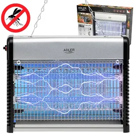 Adler Ad 7940 Led Insektenvernichterlampe - Grey / Black - One Size