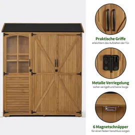 MCombo Gartenhaus 2,00 x 0,98 m Natur