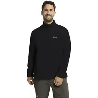 Jack Wolfskin Taunus 100 Halfzip Fleecepullover Schwarz XXL